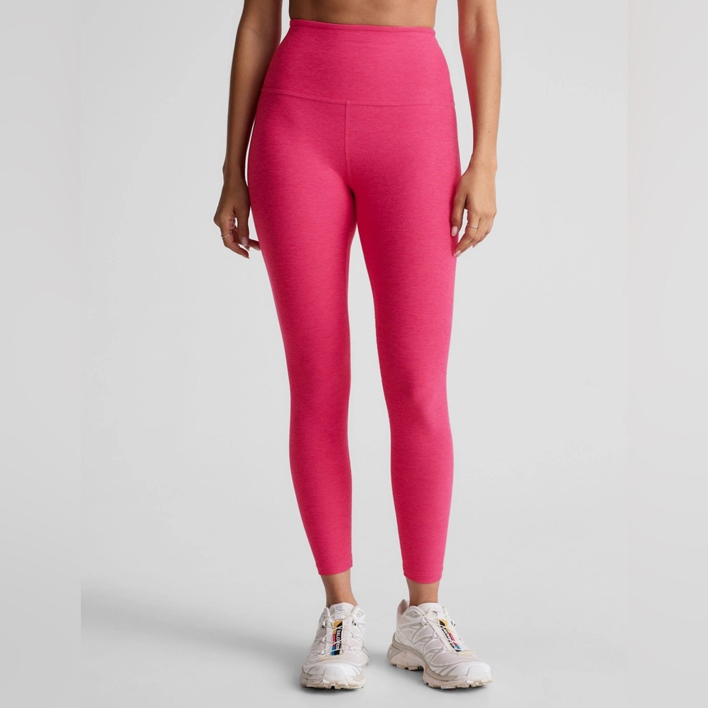 Beyond yoga spacedye Caught In The Midi High Waisted Leggings pink